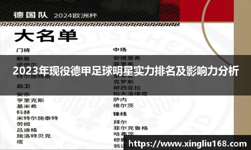 2023年现役德甲足球明星实力排名及影响力分析